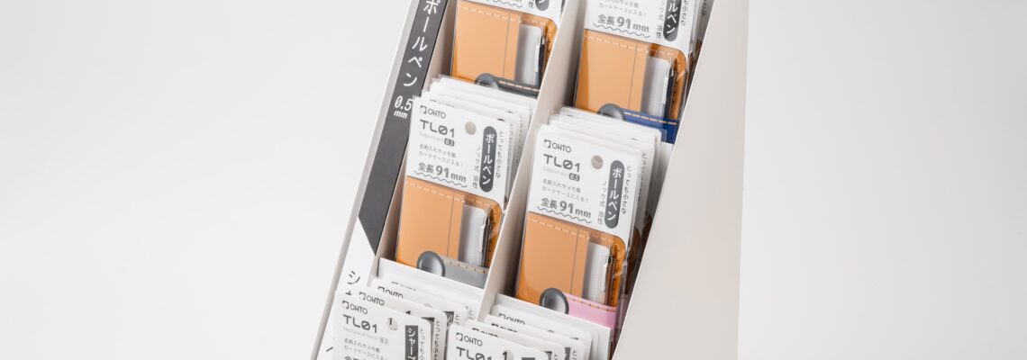 とっても小さなボールペン&シャープペン TL01什器