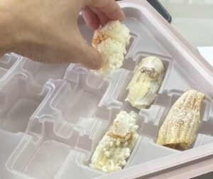 加熱寿司を崩さないトレー