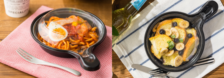 スキレット容器(ナポリタン・フレンチトースト)