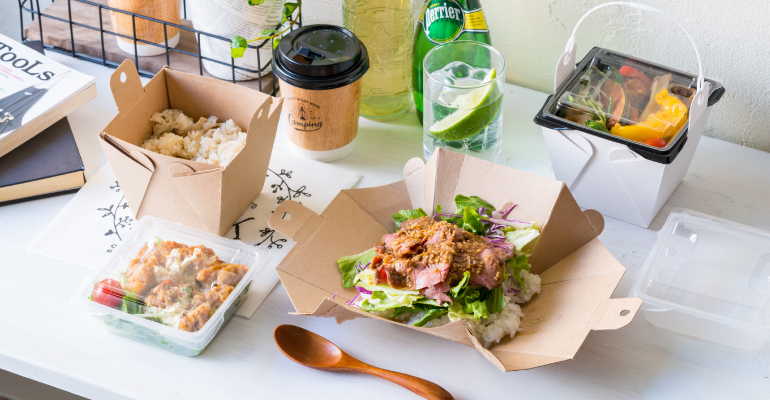 食品容器の素材(紙)